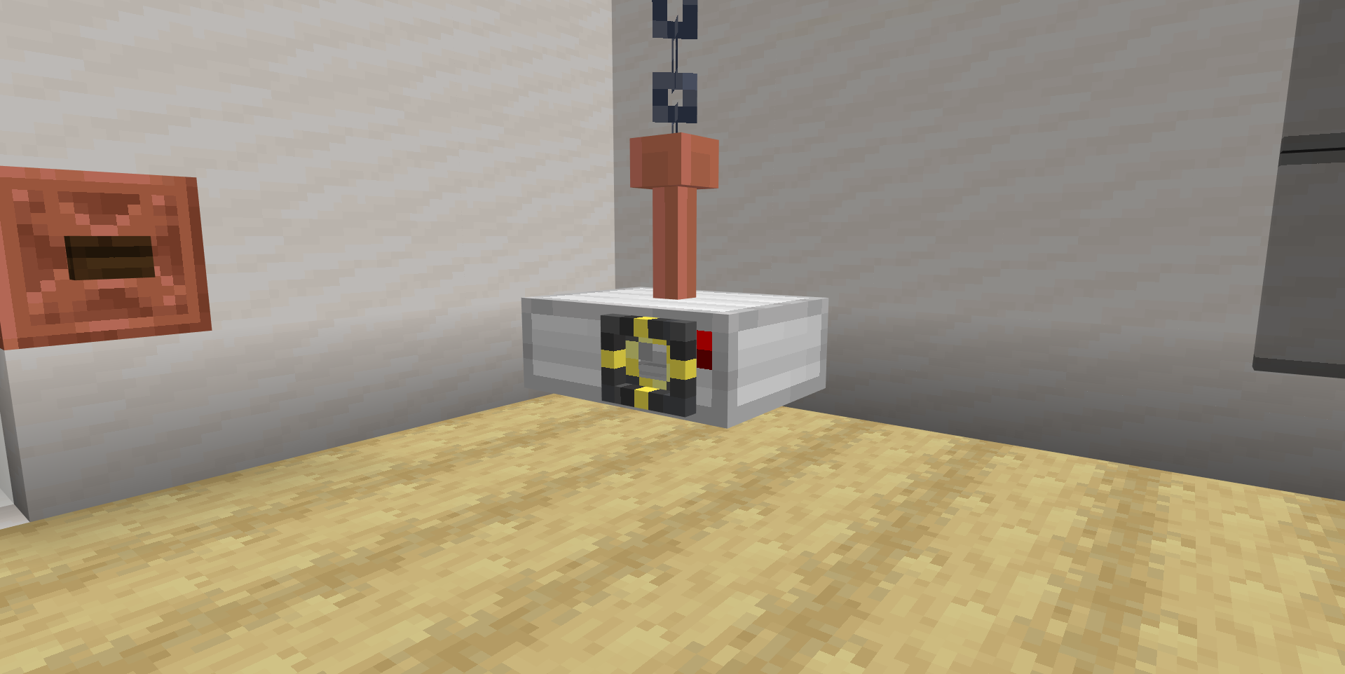 An image from the working projector project